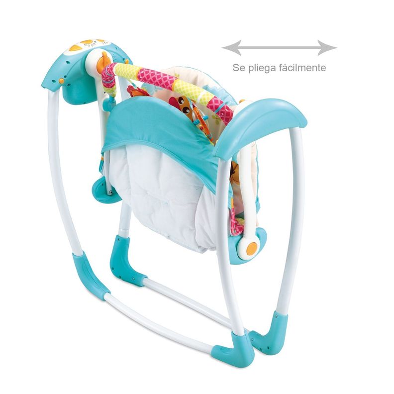 Columpio Portátil Para Bebes Pikaboo Azul-5