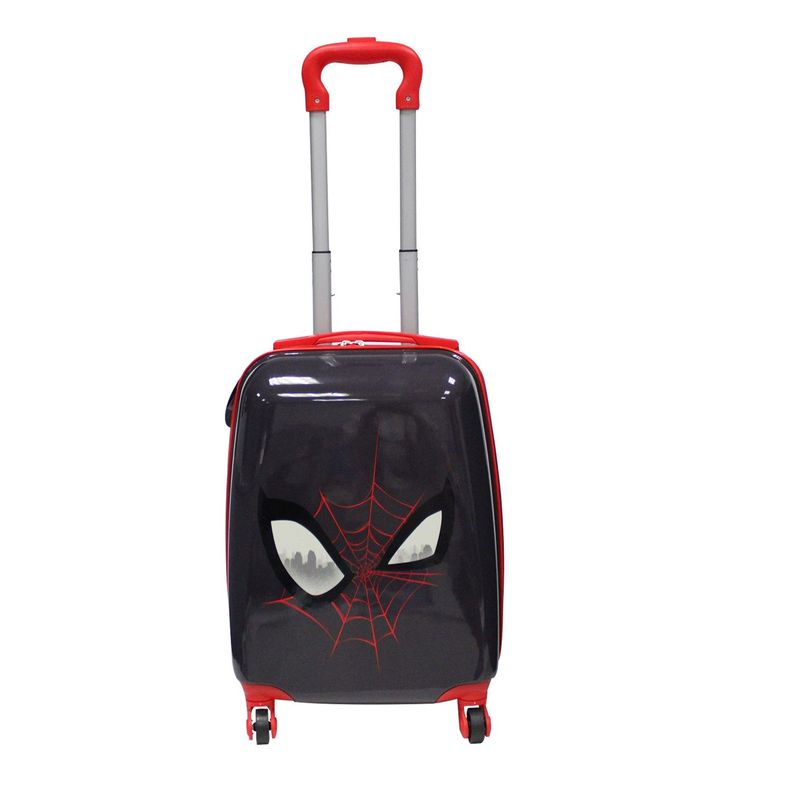 Maleta Infantil 4 Ruedas Spiderman 16''-0