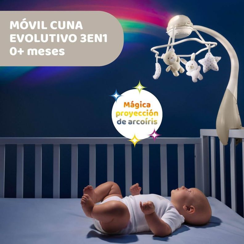 Móvil Evolutivo 3 en 1 de Chicco Todo Tipo de Cunas-2
