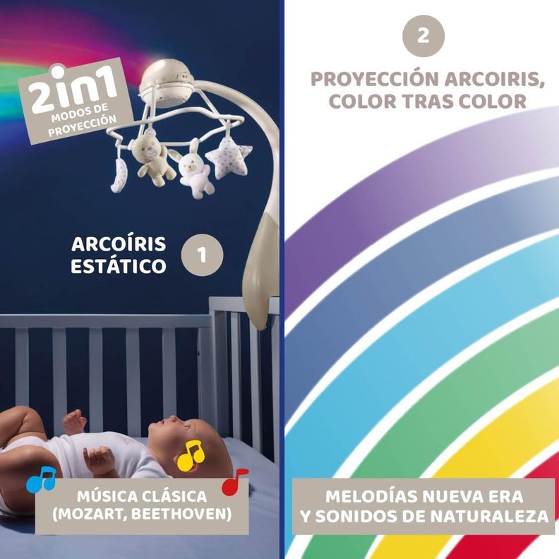 Móvil Evolutivo 3 en 1 de Chicco Todo Tipo de Cunas-3