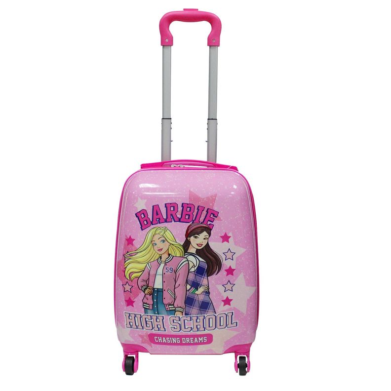 Maleta Infantil 4 Ruedas Barbie 16''-0