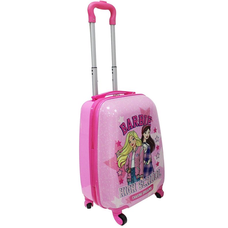 Maleta Infantil 4 Ruedas Barbie 16''-1