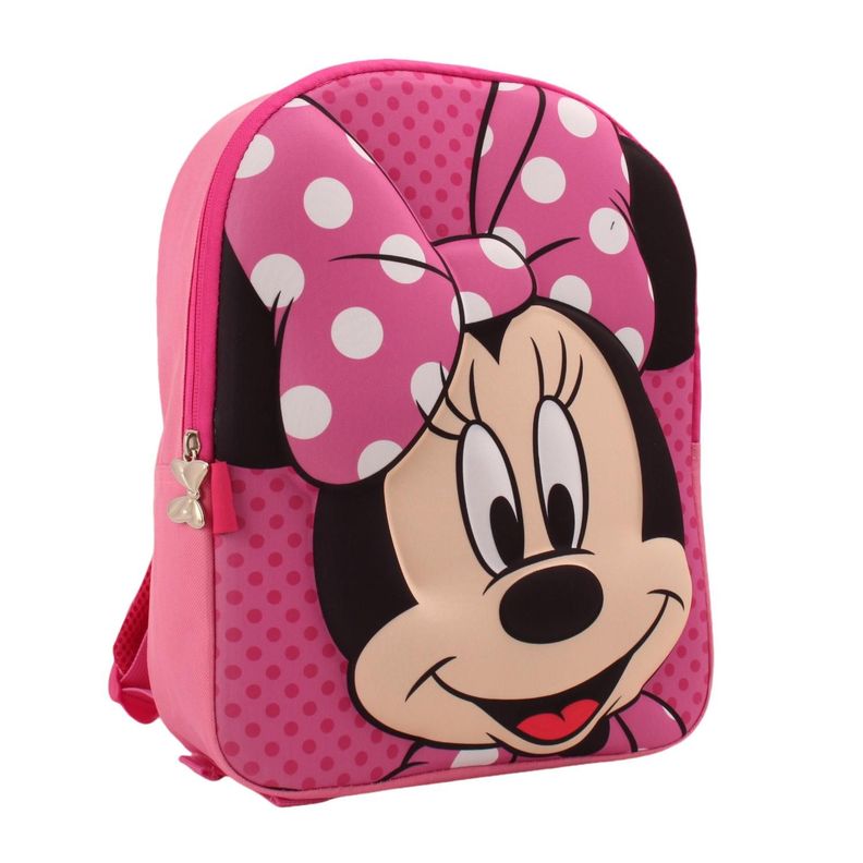 Mochila Infantil 3D Face Minnie-1