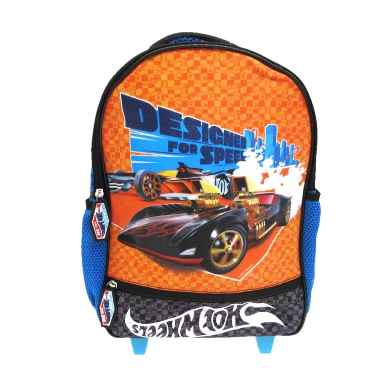 Mochila con Ruedas Hot Wheels 14"-0