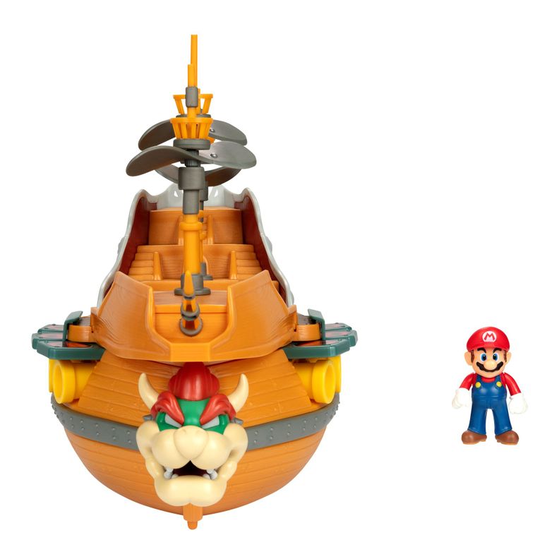 Playset Aeronave de Bowser Deluxe Super Mario-3