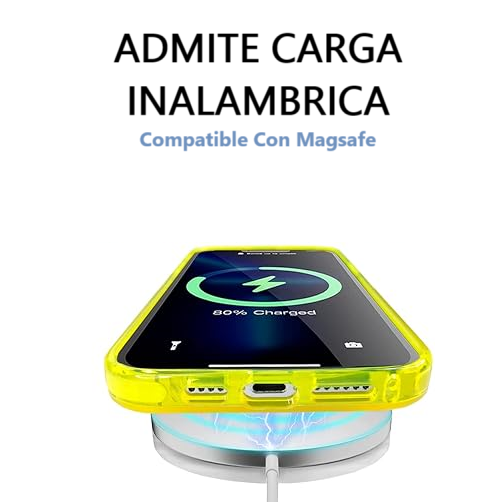 Carcasa Neon Con Lentes Para iPhone 16 Pro Max-2