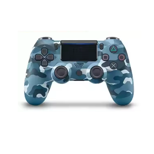 Control Joystick Mando Inalámbrico Para Consola 4 Y Pc / Azul Camuflaje-0