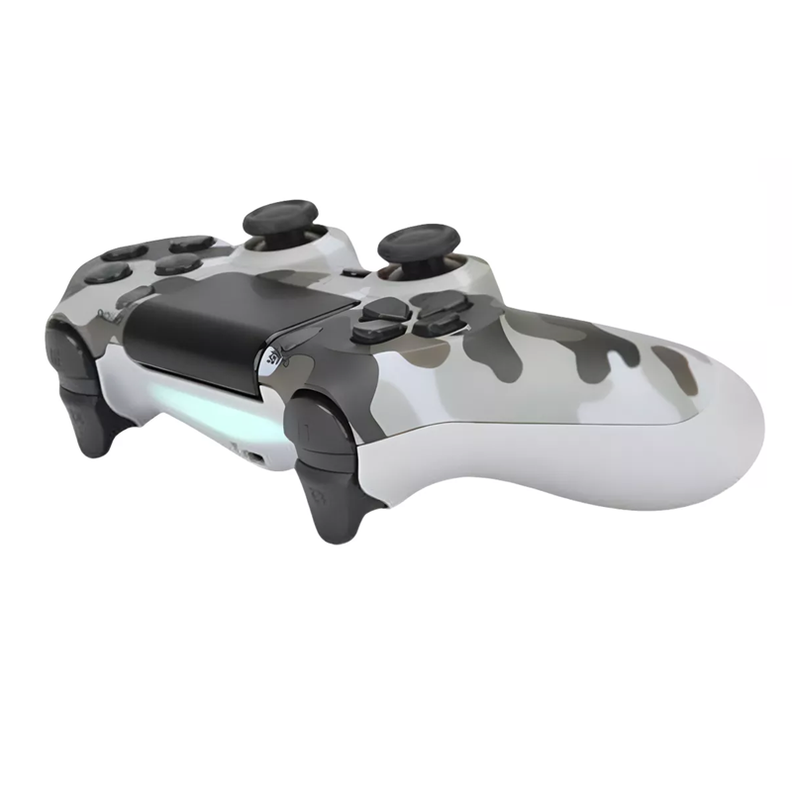 Control Joystick Mando Inalámbrico Para Consola 4 Y Pc / Gris Camuflaje-1