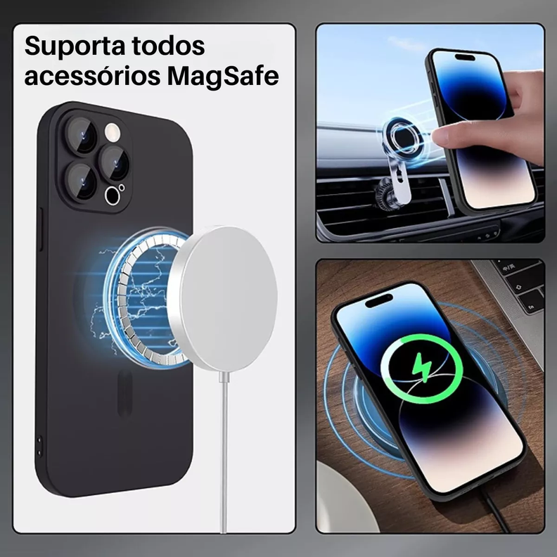 Carcasa Magsafe Para iPhone 11 Pro / Colores Metalizado-2