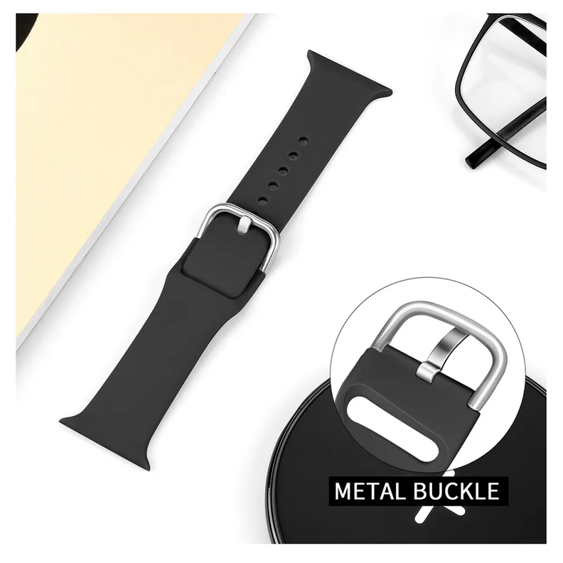 Correa Silicona Para Apple Watch 42 44  45 49 Ultra-2