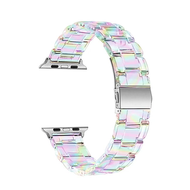 Correa Para Apple Watch Tornasol Acrílico 38 40 41mm-0