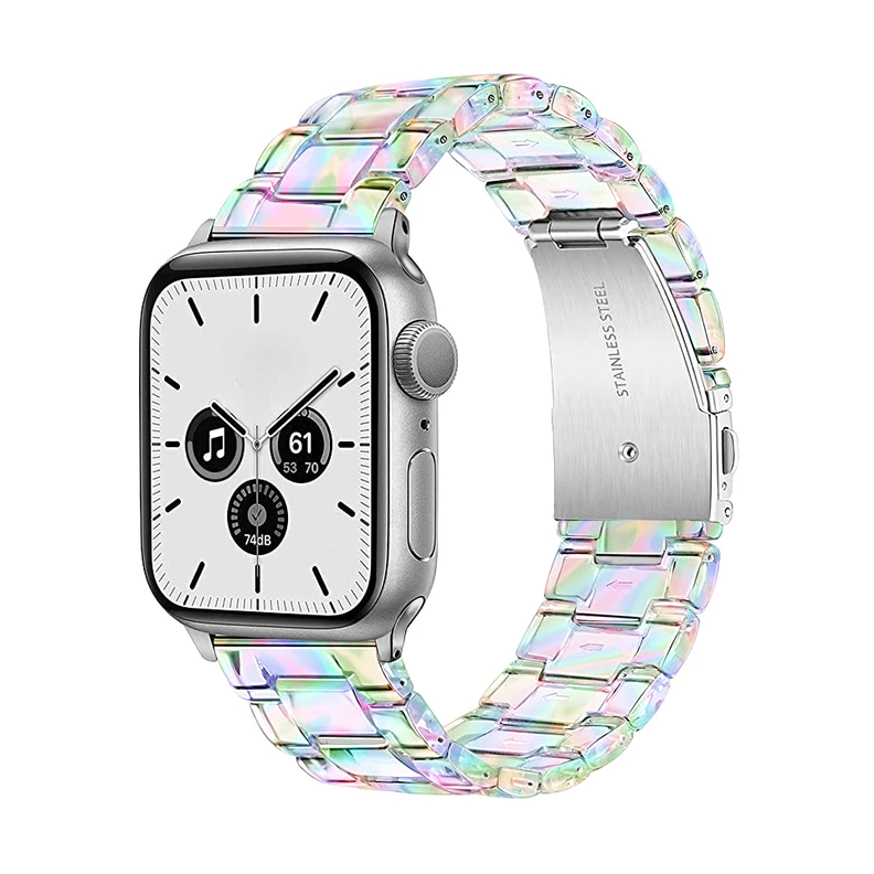 Correa Para Apple Watch Tornasol Acrílico 38 40 41mm-1