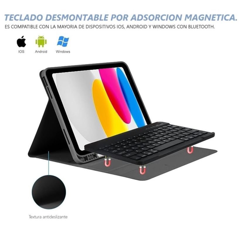 Carcasa Funda Con Teclado Para iPad Pro 13" 2024-4