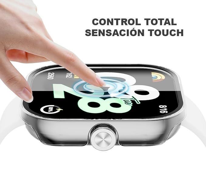 Protector Carcasa Con Vidrio Para Xiaomi Redmi Watch 4-3
