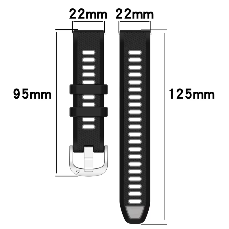 Correa Bicolor Para Huawei Samsung Amazfit Xiaomi 22MM-2