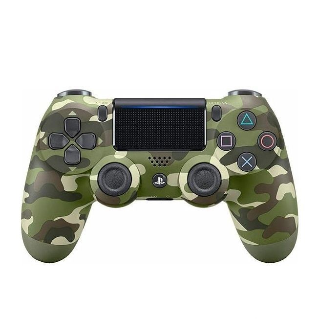 Control Joystick Mando Inalámbrico Para Consola 4 Y Pc / Verde Camuflaje-0
