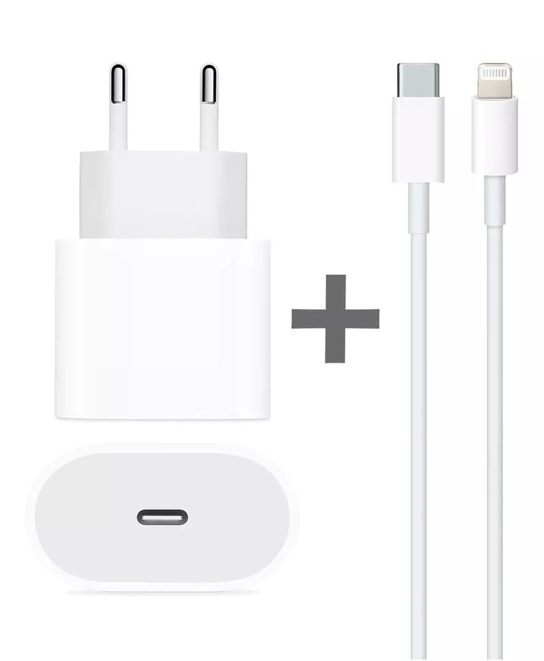 Cargador 20w Para iPhone Cable USB-C a lighting 1 metro-1