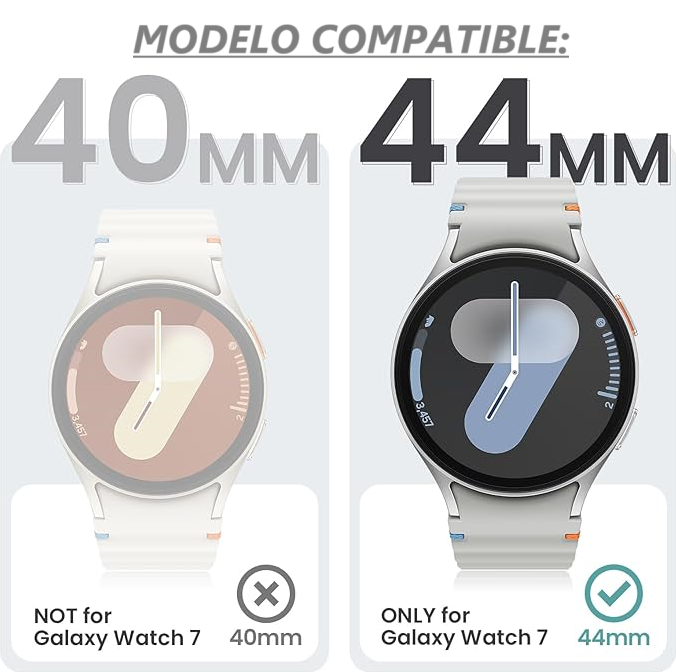 Protector Carcasa Con Vidrio Para Samsung Watch 7 / 44mm-1