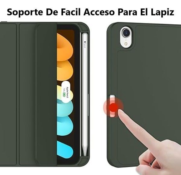 Carcasa Smart cover para Ipad Mini 7 con ranura Lápiz-2