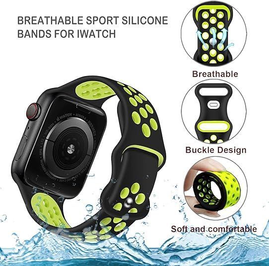 Correa Bicolor Para Apple Watch 42 44 45 49MM-1