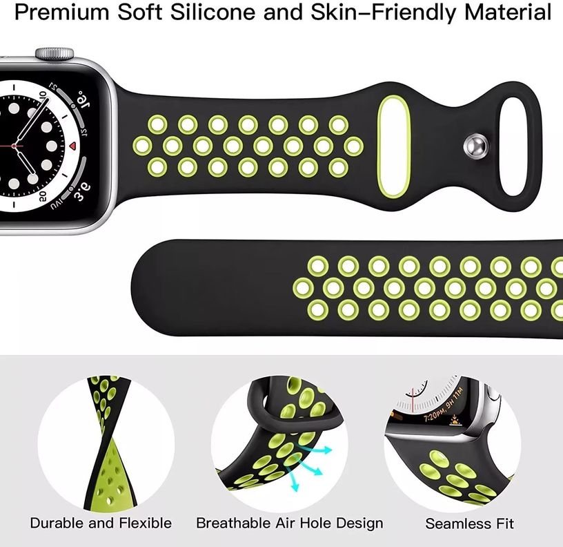 Correa Bicolor Para Apple Watch 42 44 45 49MM-2
