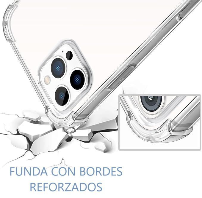  Carcasa Funda Transparente Para iPhone 16 Pro Max-1