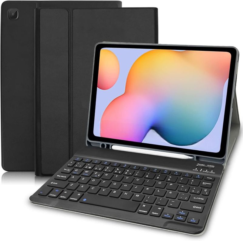 Funda con Teclado para Samsung Galaxy Tab S6 Lite 10.4 pulg-0