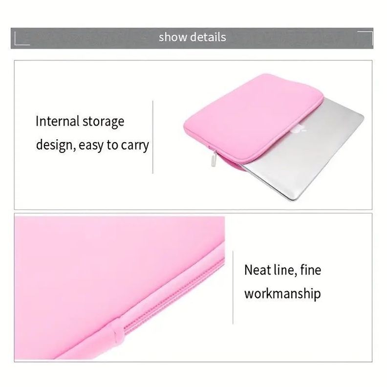 Funda Para Notebook Tablet 14" - Impermeable / Negro-2