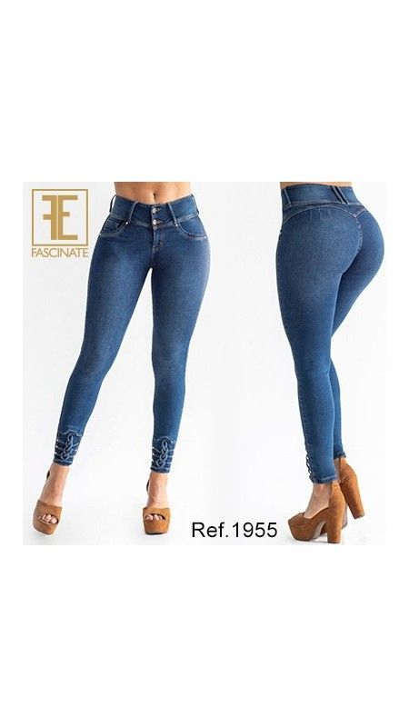 JEANS COSTADO TOBILLO AZUL 1955 T-12-0