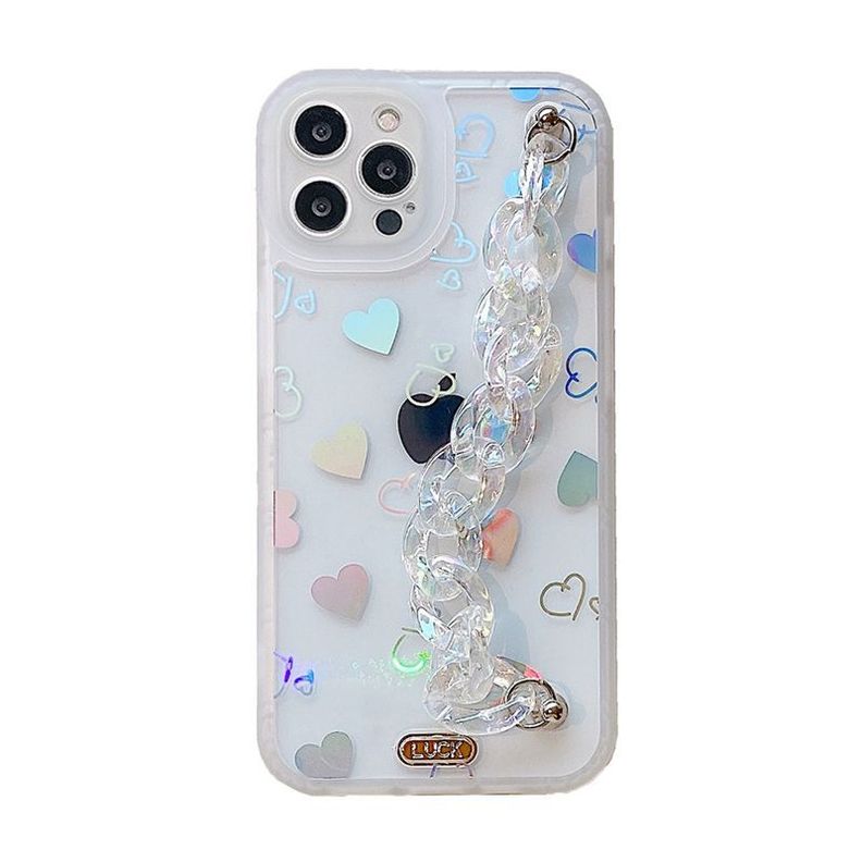 Carcasa iPhone 13 Pro Diseño Luxury Corazones-0