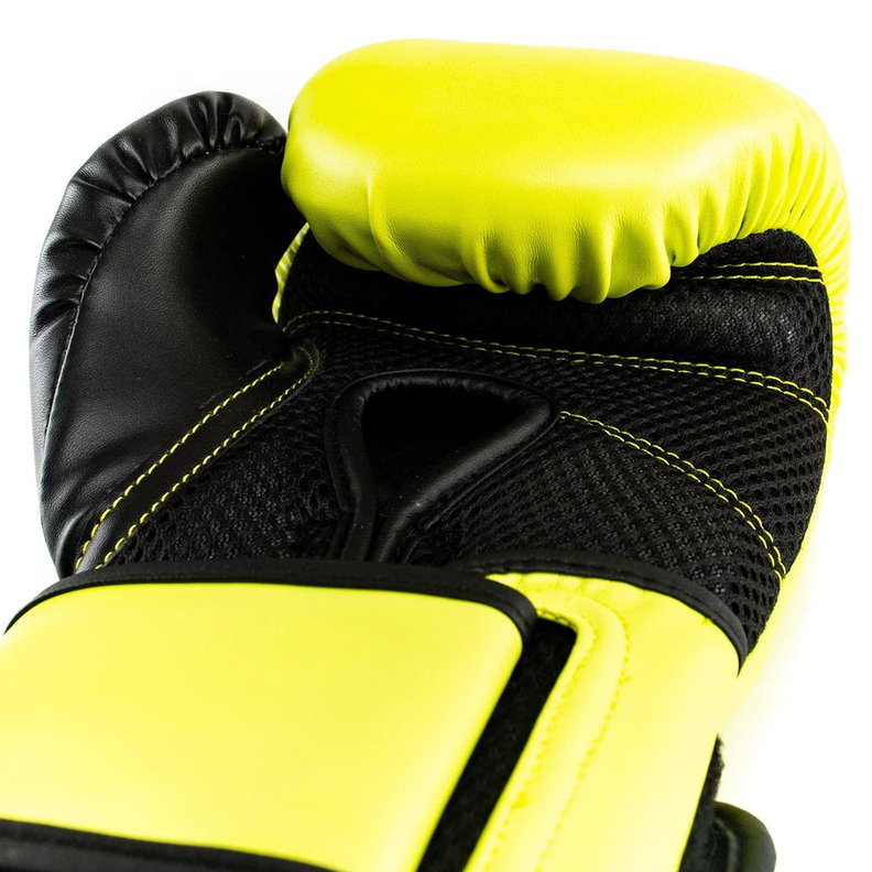 Guantes De Boxeo EVERLAST Powerlock 2 Tr Hook & Loop Amarillo-3