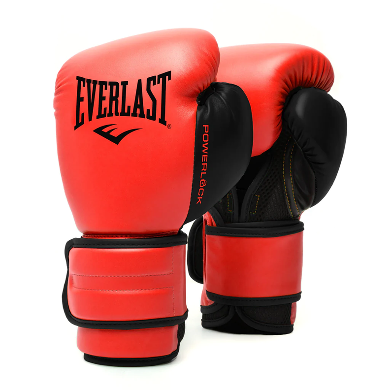 Guantes De Boxeo EVERLAST Powerlock 2 TR Hook & Loop Rojo-0