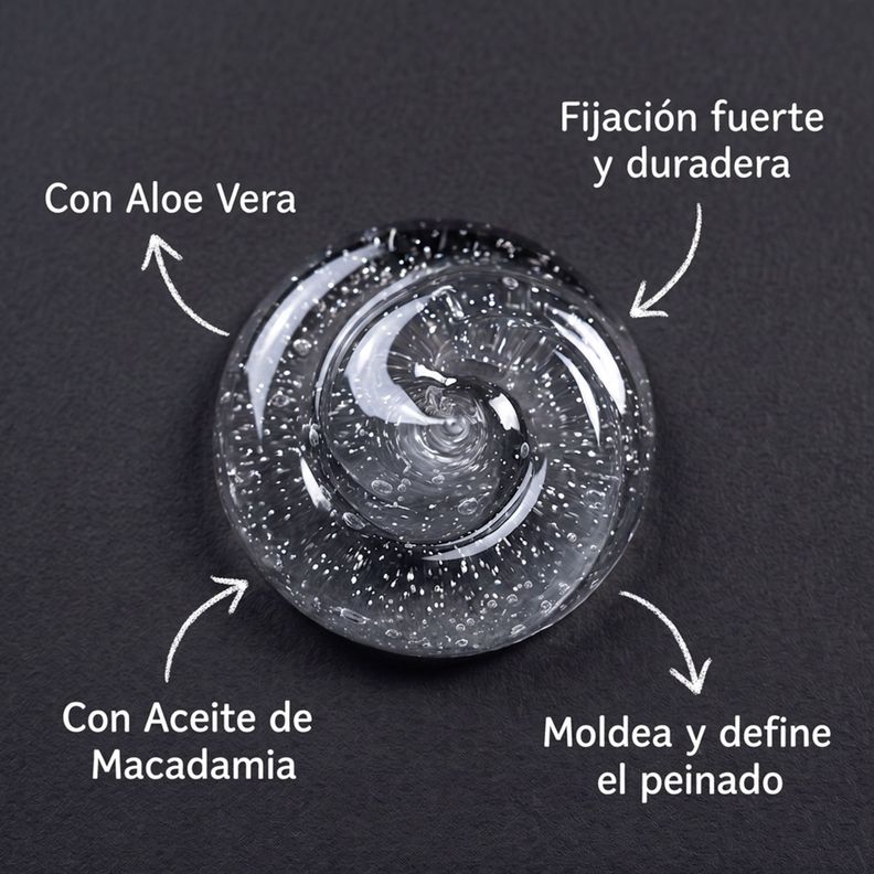 Boffel Gel Para El Cabello Mess Control 120gr