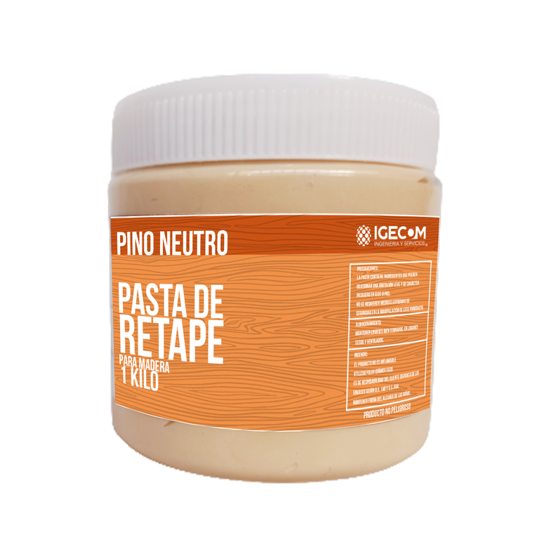 Masilla Retape Neutro 1000 Gr Para Madera-0