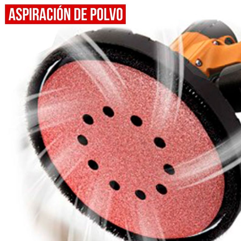 Lijadora De Pared Y Cielo 1380 Aspiración Luz Led-3