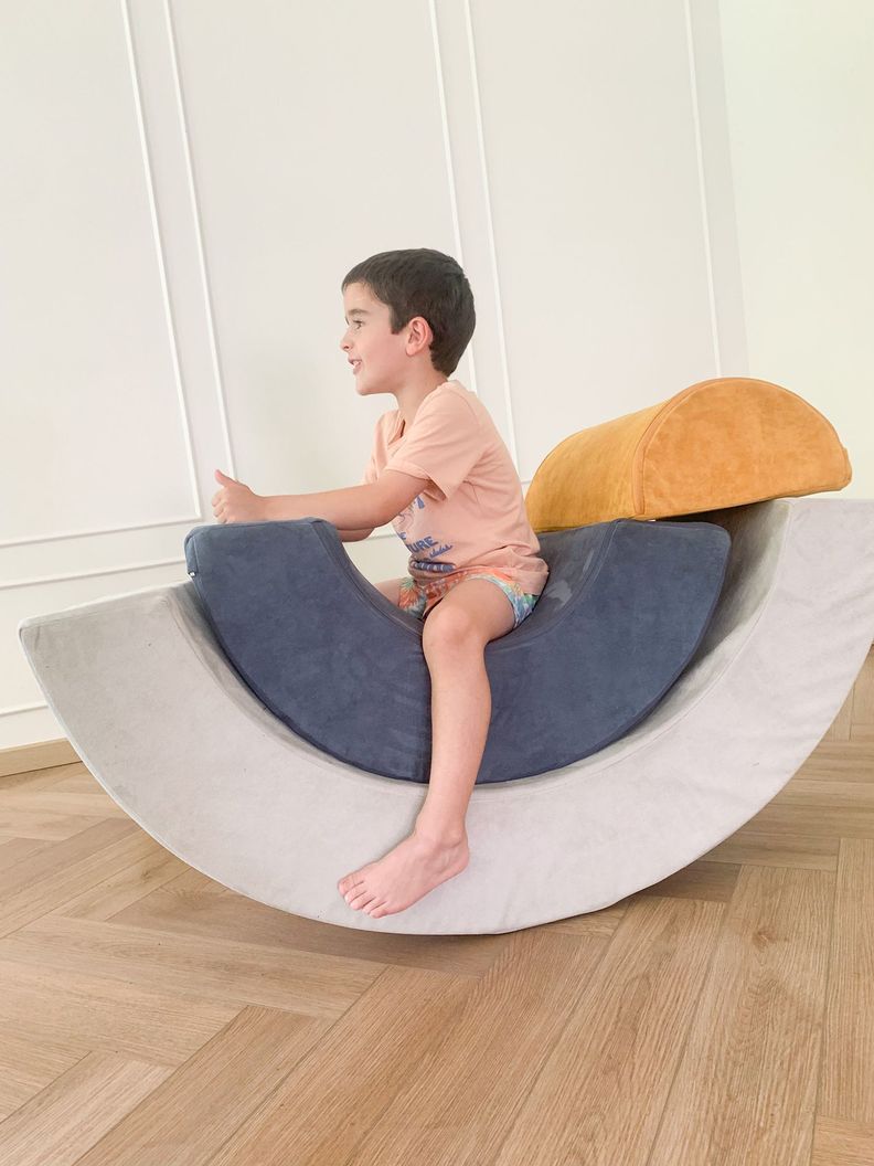 Sillón Balancín Arcoíris Arkid De Espuma Para Niños Sun-1