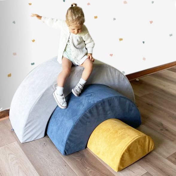 Sillón Balancín Arcoíris Arkid De Espuma Para Niños Sun-4
