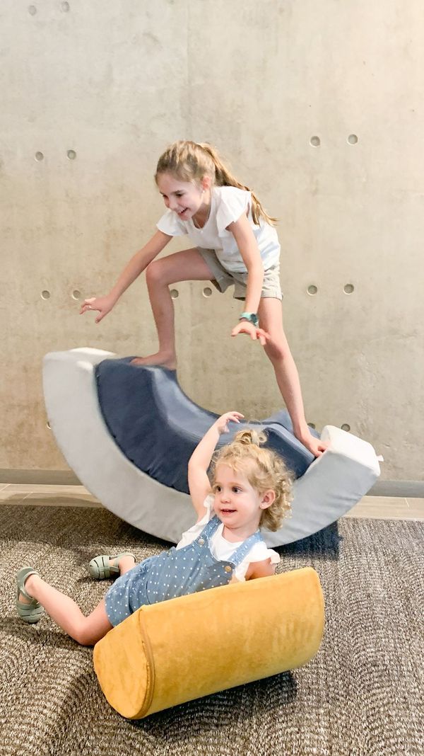 Sillón Balancín Arcoíris Arkid De Espuma Para Niños Sun-5