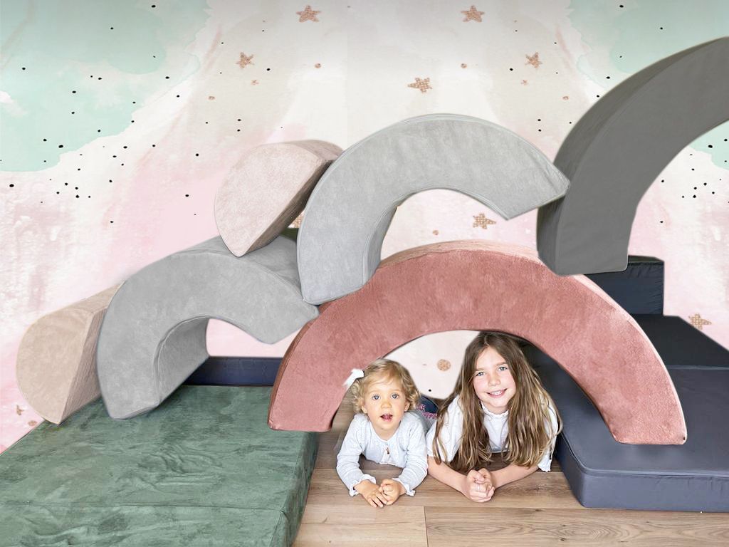 Sillón Balancín Arcoíris Arkid De Espuma Para Niños Sunrise-4