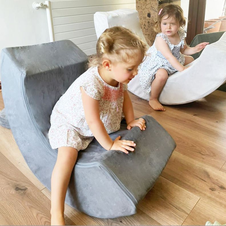 Sillón Balancín Arcoíris Arkid De Espuma Para Niños Petra-7