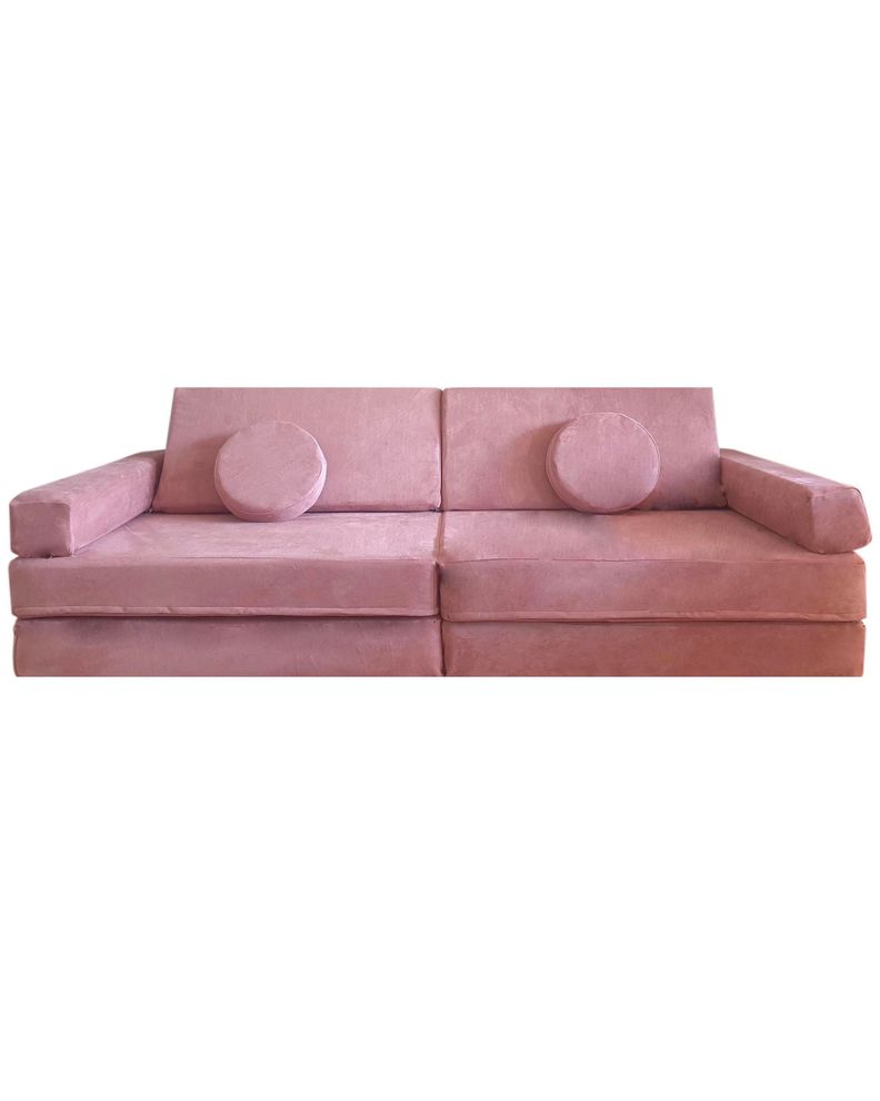 Sillón De Juegos Modular Blokid Para Niños Rosa Palo-0