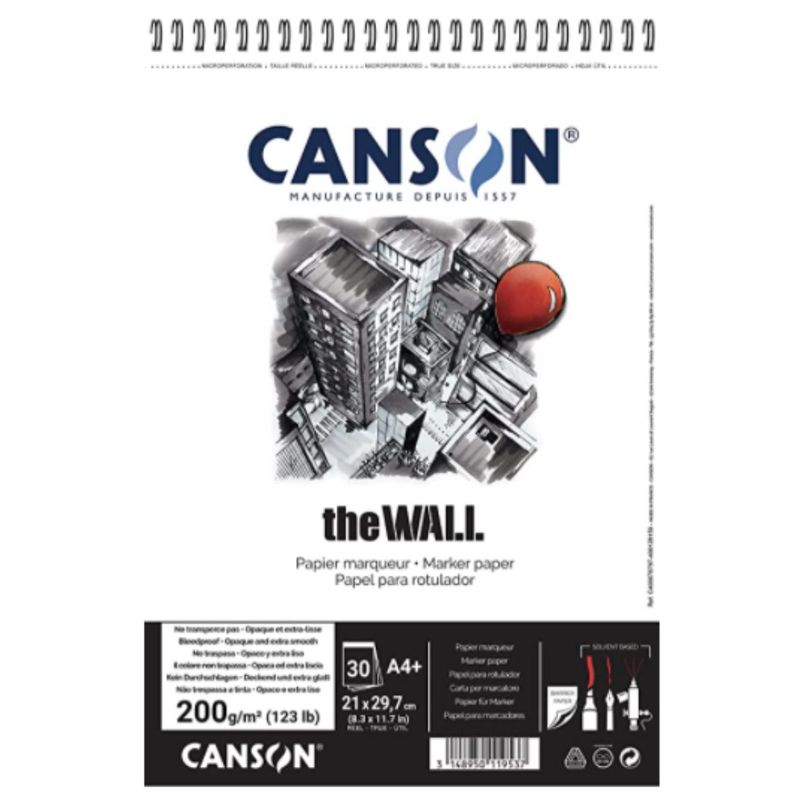 Block De Dibujo The Wall Canson A4-0