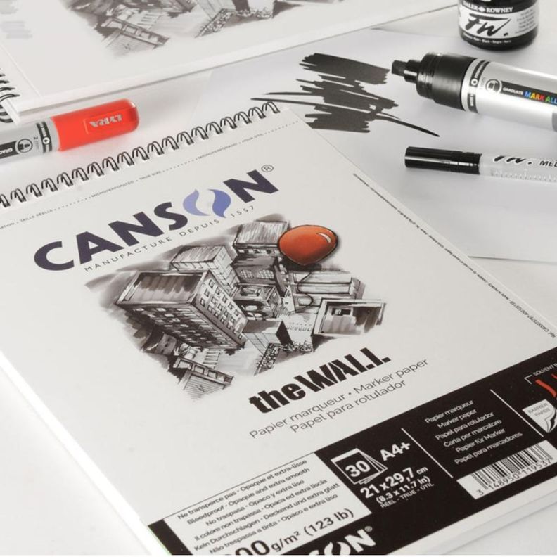 Block De Dibujo The Wall Canson A4-2