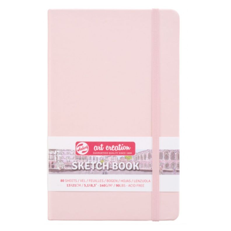 Libreta Art Creation Rosa Pastel 13x21cm 140gr 80hjas.-1