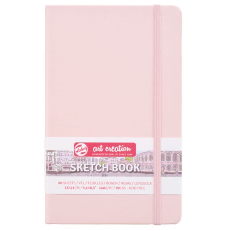 Libreta Art Creation Rosa Pastel 13x21cm 140gr 80hjas.-0