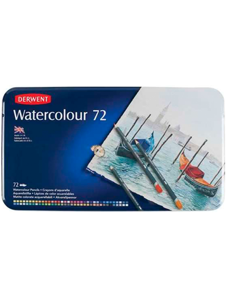 Lápices De Colores Acuarelables Derwent Set 72-1