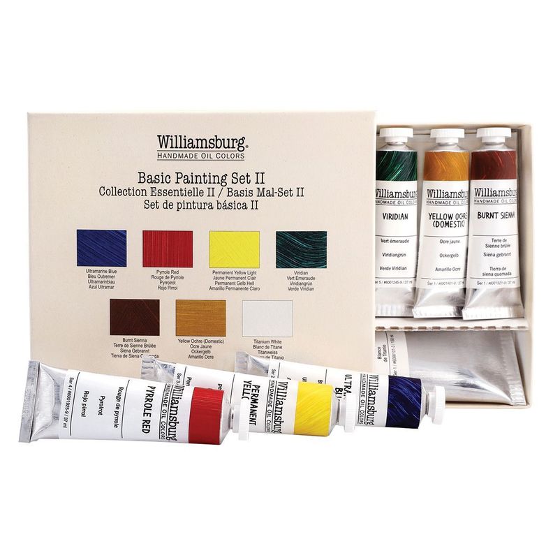 Óleo Williamsburg Set Pintura Básico II 6 Tubos x 37ml-0