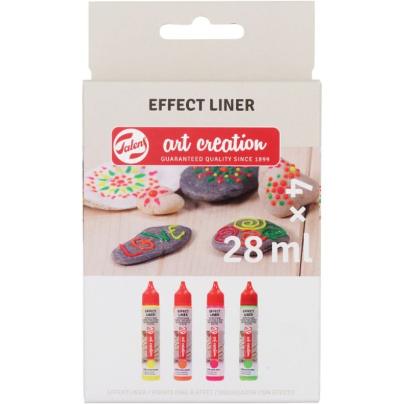 Pack 4 Delineador de Relieve Art Creation Neón 28ml-0