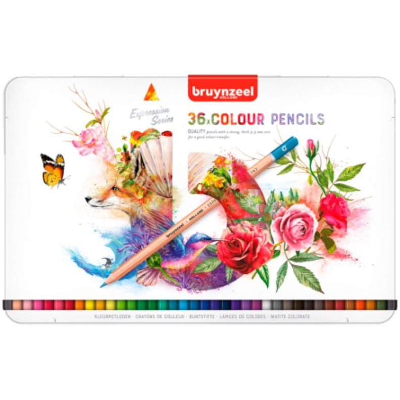 Lápices de Colores Bruynzeel Expression Set 36 Colores-0
