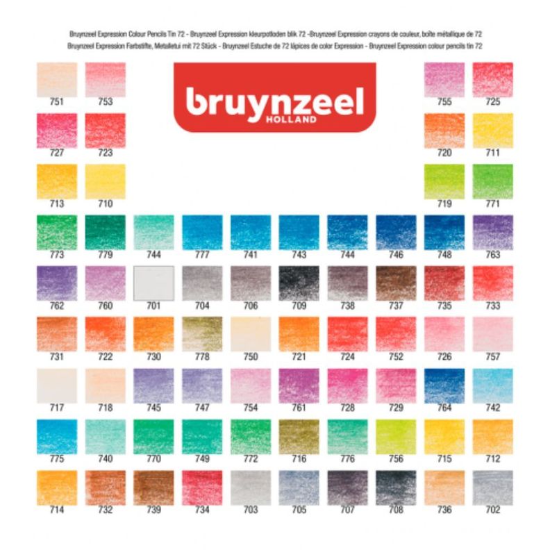 Lápices de Colores Bruynzeel Expression Set 36 Colores-2